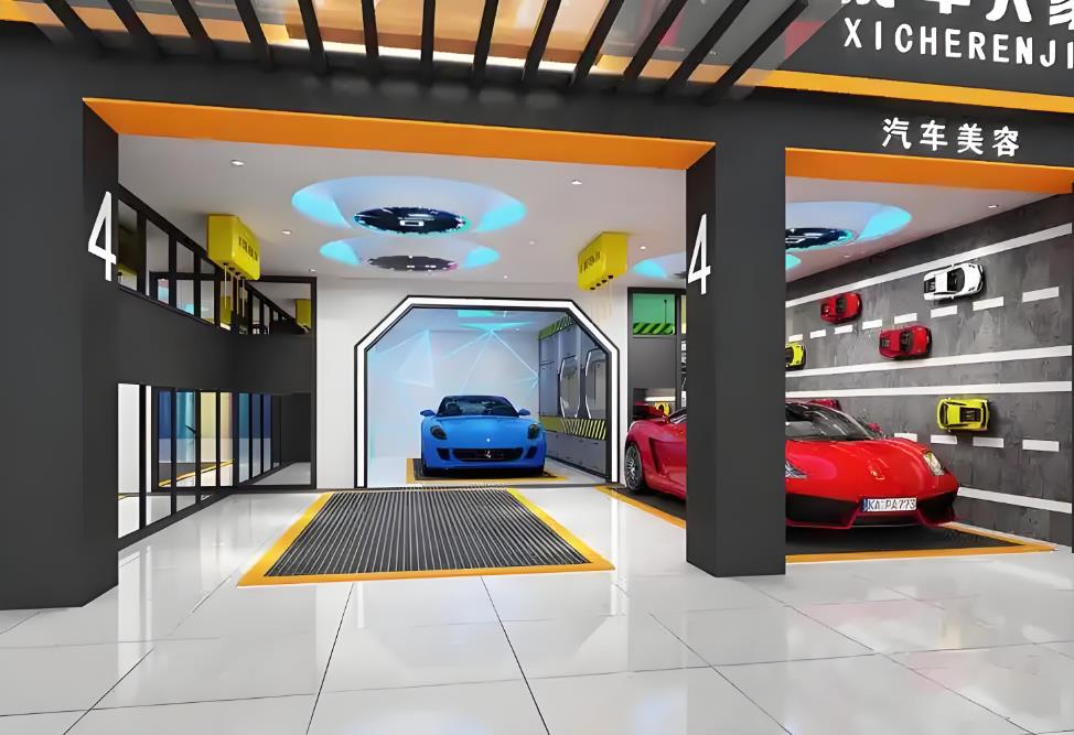 現(xiàn)代簡約風(fēng)汽車維修店設(shè)計全解析