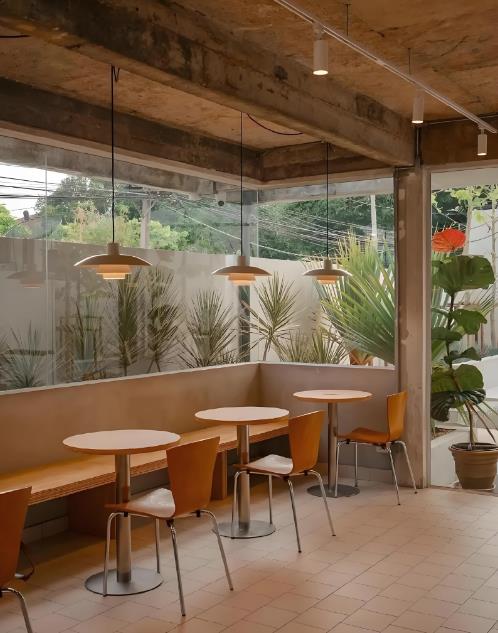 120平米5萬塊錢就能裝出簡約風(fēng)甜品店?